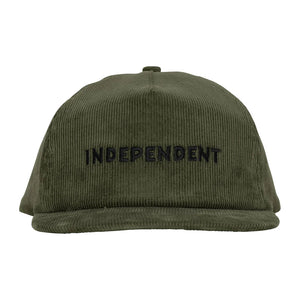 INDEPENDENT Beacon Snapback Hat Olive Men's Hats Independent 