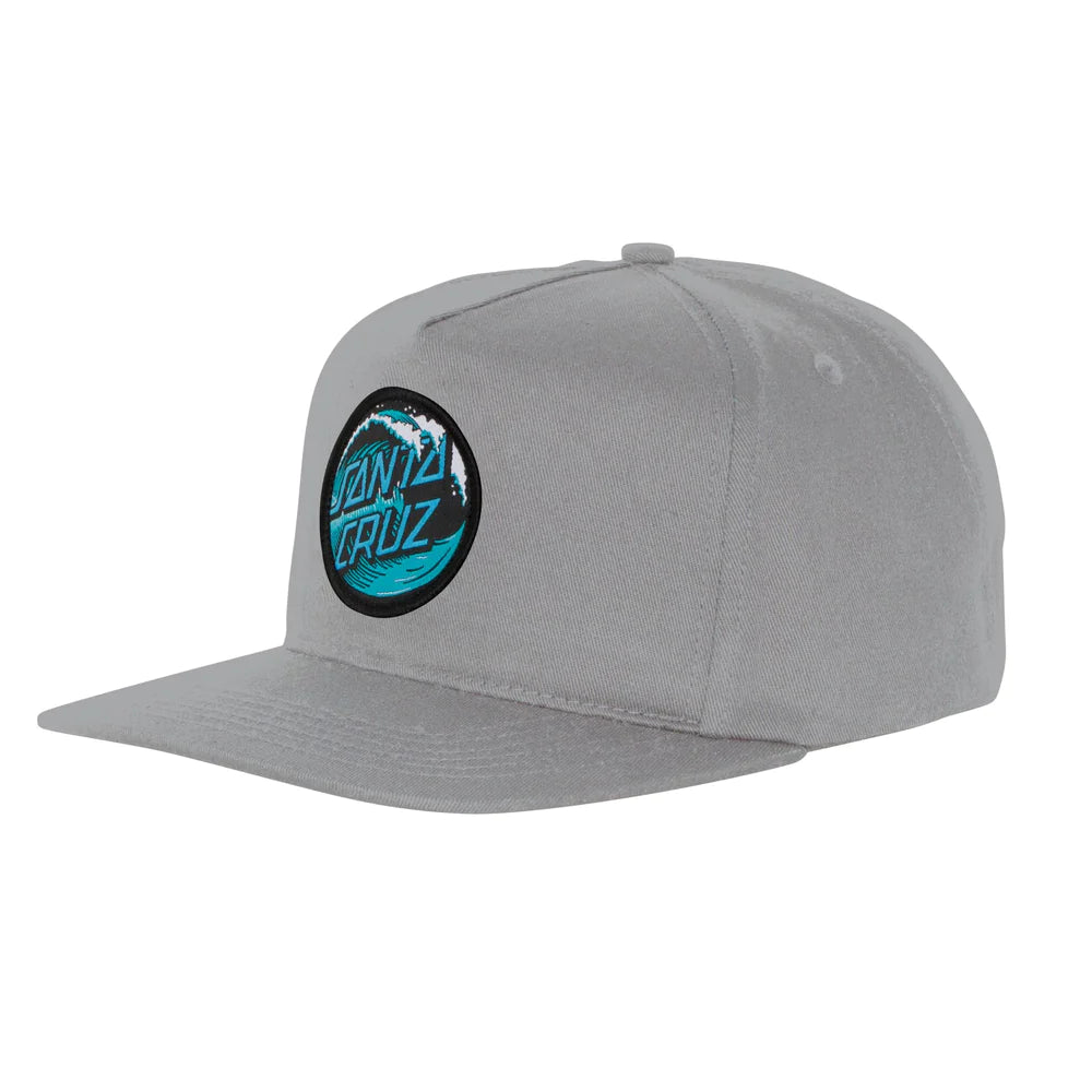 SANTA CRUZ Wave Dot Snapback Hat Cement Men's Hats Santa Cruz 