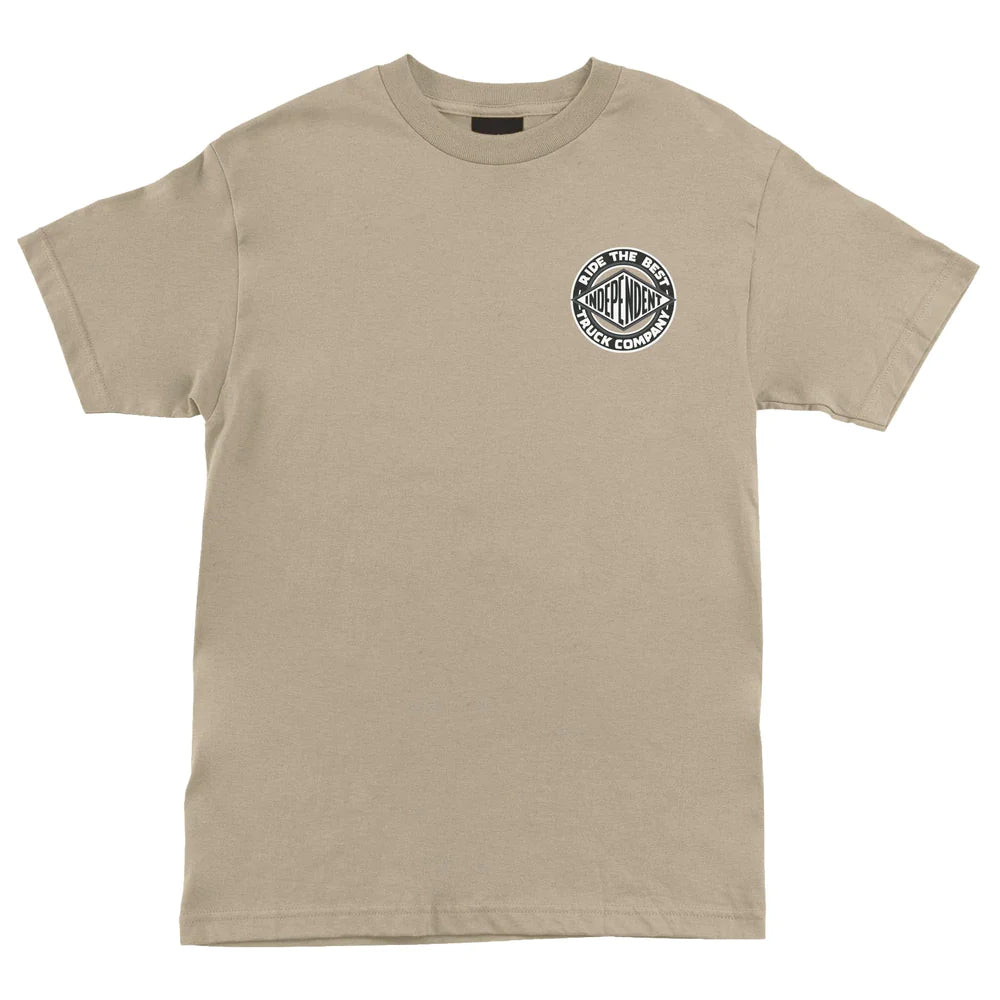 INDEPENDENT BTG Summit T-Shirt Sand Men's Short Sleeve T-Shirts Independent 