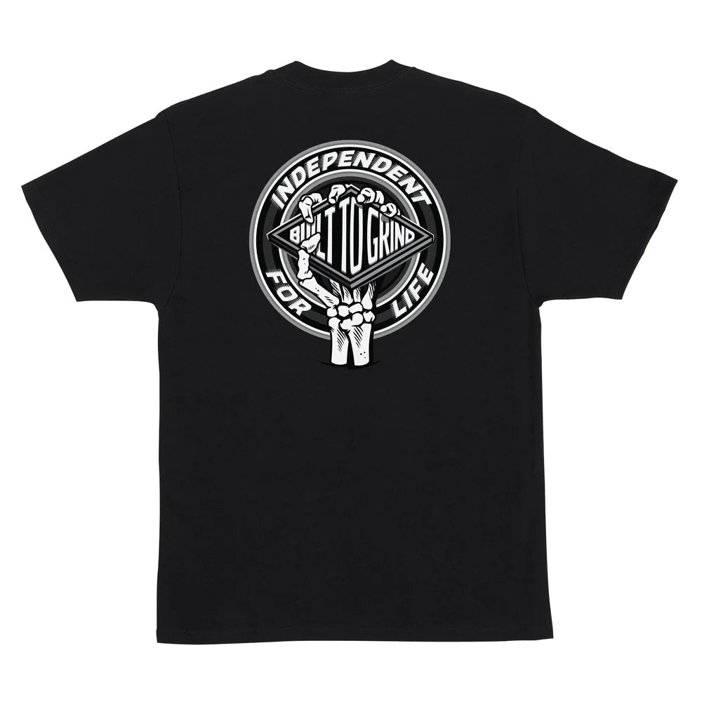INDEPENDENT For Life Clutch T-Shirt Black Independent 