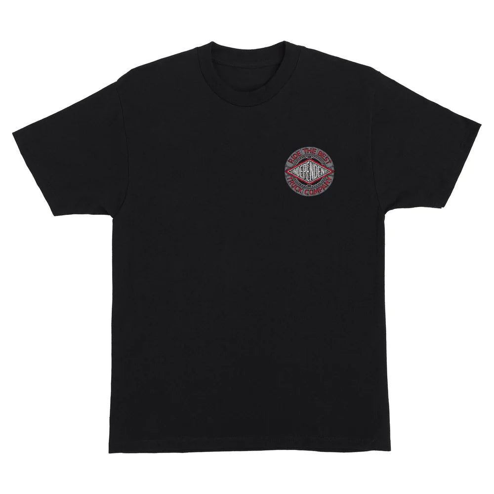 INDEPENDENT Mako Tile Summit T-Shirt Black Men's Short Sleeve T-Shirts Independent 