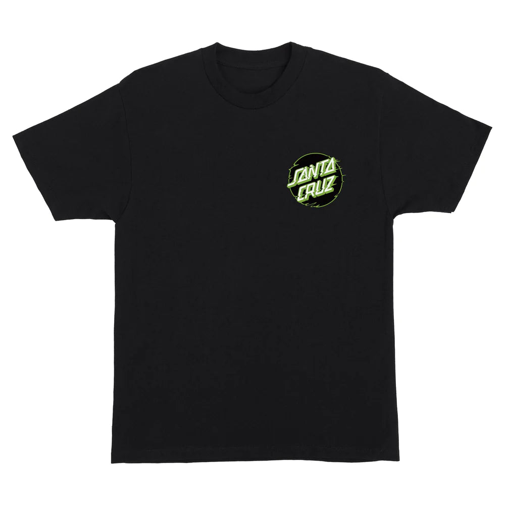 SANTA CRUZ Toxic Skull T-Shirt Black Men's Short Sleeve T-Shirts Santa Cruz 
