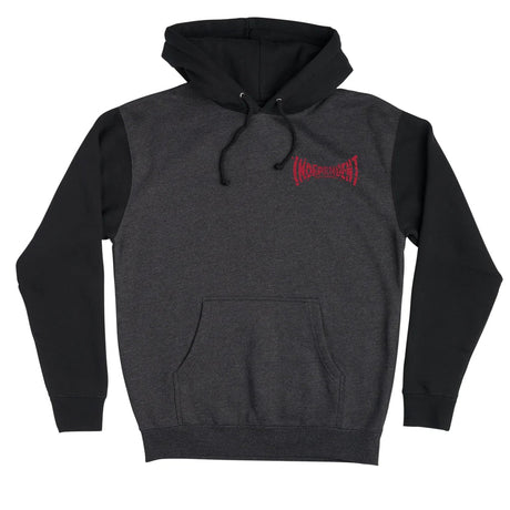 INDEPENDENT Shatter Span Pullover Hoodie Charcoal Heather/Black Men's Pullover Hoodies Independent 
