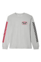 BRIXTON Coors Light Pit Stop Long Sleeve T-Shirt Silver Men's Long Sleeve T-Shirts Brixton 