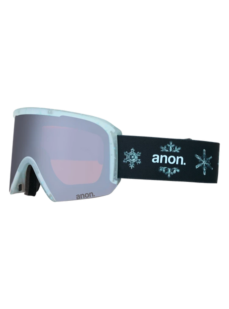 ANON Nesa S Snow Flurry - Perceive Sunny Onyx + Perceive Cloudy Burst + MFI Face Mask Snow Goggle Snow Goggles Anon 