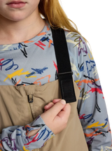 BURTON Kid's Skylar 2L Bib Snow Pants Summit Taupe 2026 Youth Snow Pants Burton 