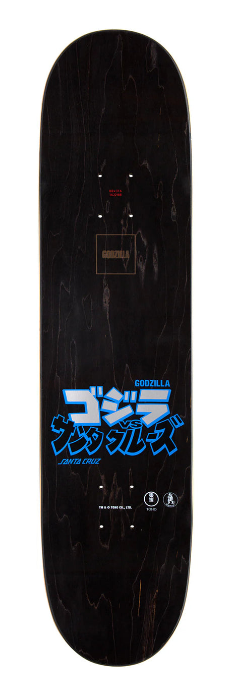 SANTA CRUZ Godzilla Mecha Hand 8.0 Skateobard Deck Skateboard Decks Santa Cruz 