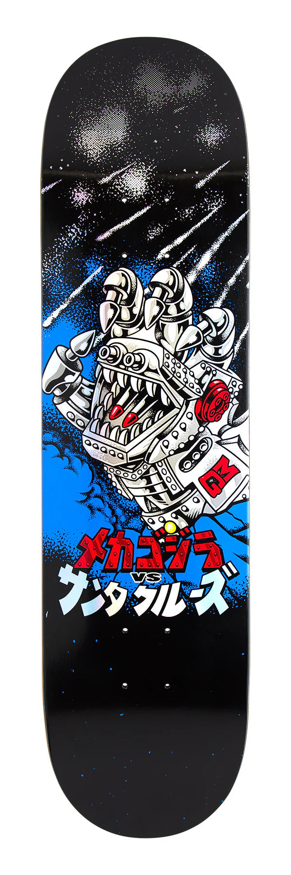 SANTA CRUZ Godzilla Mecha Hand 8.0 Skateobard Deck Skateboard Decks Santa Cruz 