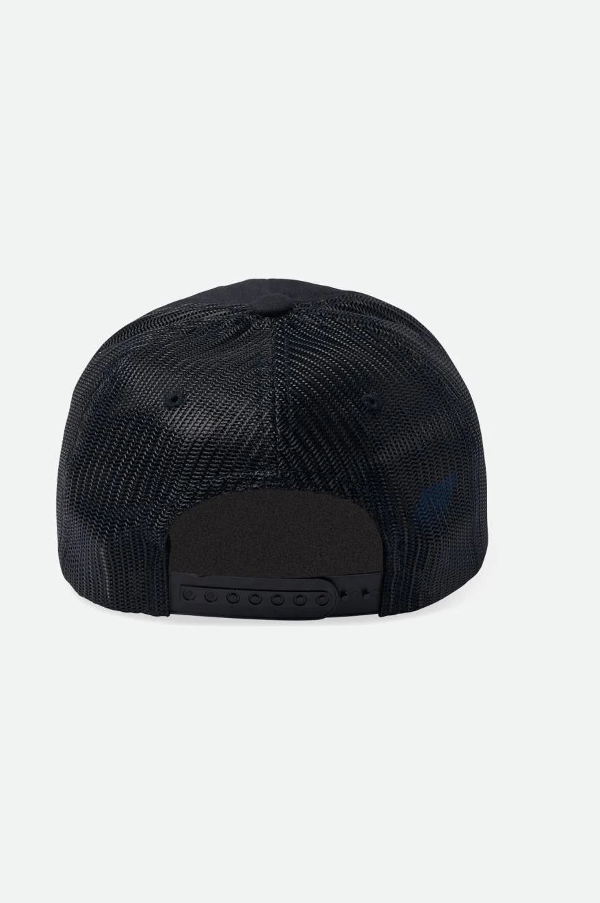 BRIXTON Sparks LP Trucker Hat Black/Black Men's Hats Brixton 
