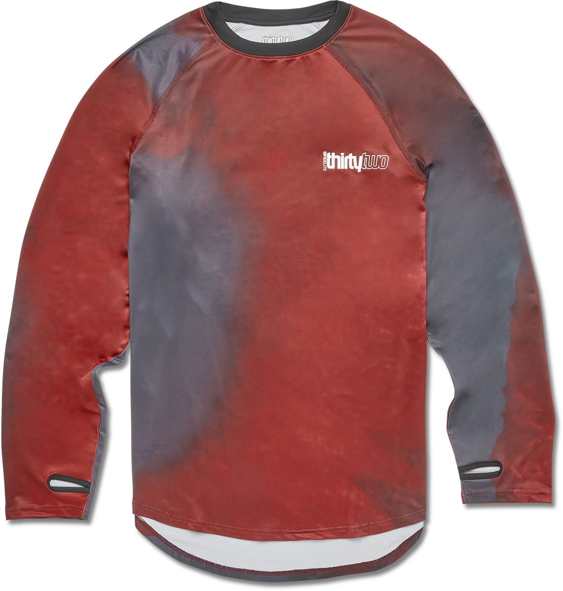 THIRTYTWO Ridelite Base Layer Shirt Black/Red Men's Base Layers Thirtytwo 