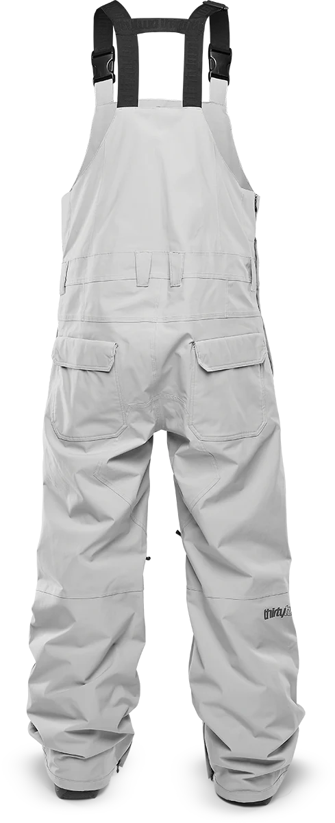 THIRTYTWO Basement Bib Snowboard Pants Charcoal 2025 Men's Snow Bib Pants Thirtytwo 