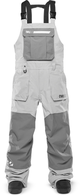 THIRTYTWO Basement Bib Snowboard Pants Charcoal 2025 Men's Snow Bib Pants Thirtytwo 