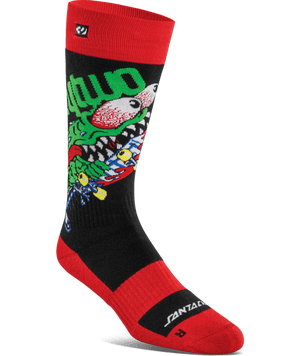 THIRTYTWO Santa Cruz Snowboard Socks Red/Black Men's Snowboard Socks Thirtytwo 