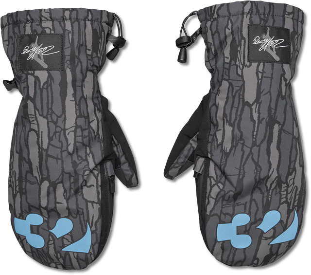 THIRTYTWO Corp XLT X Powell Mitt Black Men's Snow Mitts Thirtytwo 