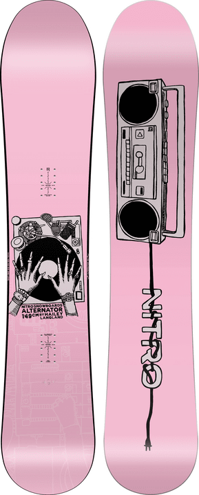 NITRO Women's Alternator X Hailey Snowboard 2026 Women's Snowboards Nitro 
