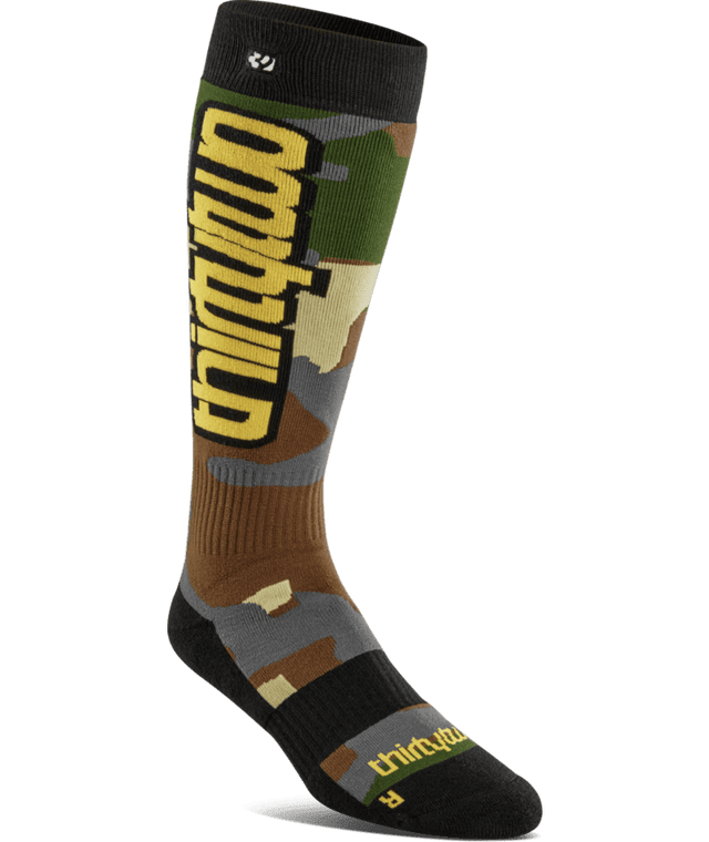THIRTYTWO Youth Double Snow Socks Camo Youth Snowboard Socks Thirtytwo 