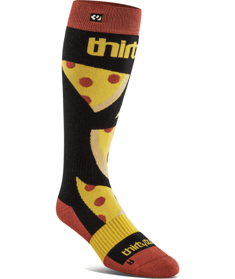 THIRTYTWO Youth Double Snow Socks Red/Yellow Youth Snowboard Socks Thirtytwo 