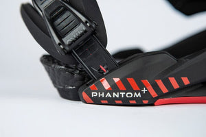 NITRO Phantom+ Snowboard Bindings Ultra Black 2024 Men's Snowboard Bindings Nitro 