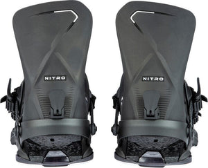 NITRO Phantom Snowboard Bindings Ultra Black 2024 Men's Snowboard Bindings Nitro 