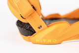 NITRO Phantom Snowboard Bindings Orange Fade 2026 Men's Snowboard Bindings Nitro 