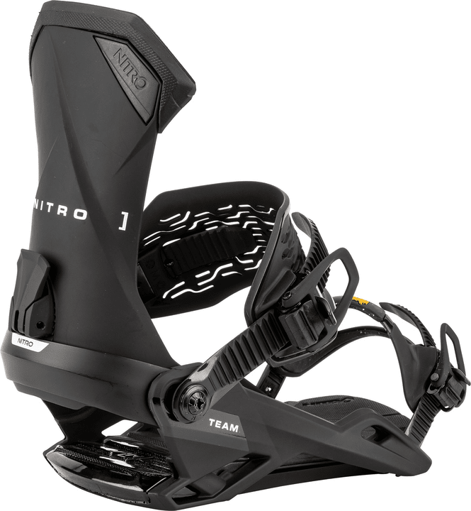 NITRO Team Snowboard Bindings Ultra Black 2026 Men's Snowboard Bindings Nitro 