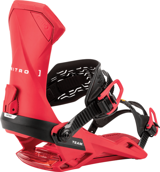 NITRO Team Snowboard Bindings Vivid Red 2026 Men's Snowboard Bindings Nitro 