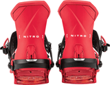 NITRO Team Snowboard Bindings Vivid Red 2026 Men's Snowboard Bindings Nitro 