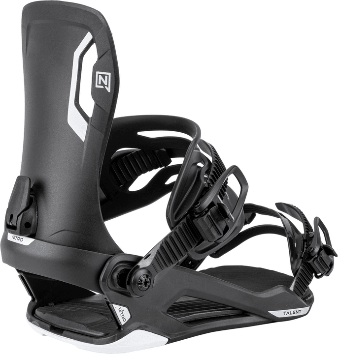 NITRO Talent Snowboard Bindings Ultra Black 2026 Men's Snowboard Bindings Nitro 