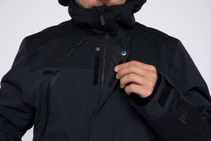 L1 Williams Snowboard Jacket Dull Black 2024 Men's Snow Jackets L1 