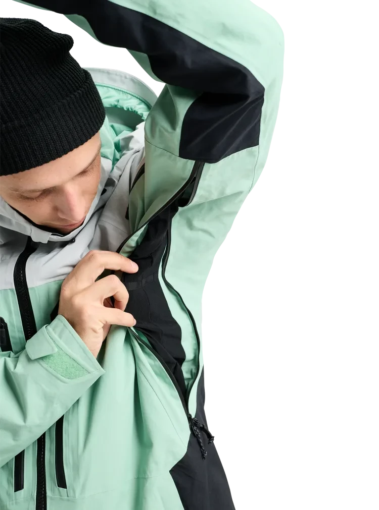 BURTON [ak] Swash GORE‑TEX 2L Snow Jacket Gray Cloud/Soft Sage/True Black 2026 Men's Snow Jackets Burton 