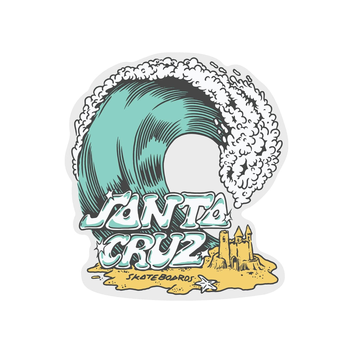 SANTA CRUZ Onshore 4.5in Sticker Stickers Santa Cruz 