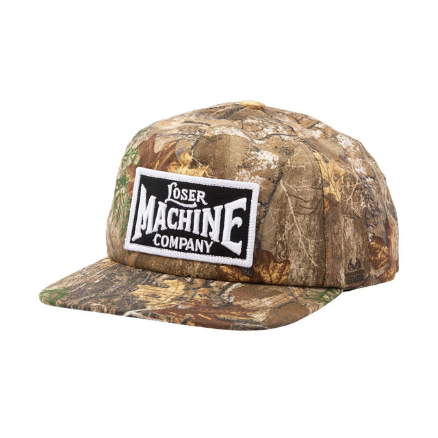 LOSER MACHINE Camo OG Snapback Hat Realtree Men's Hats Loser Machine 