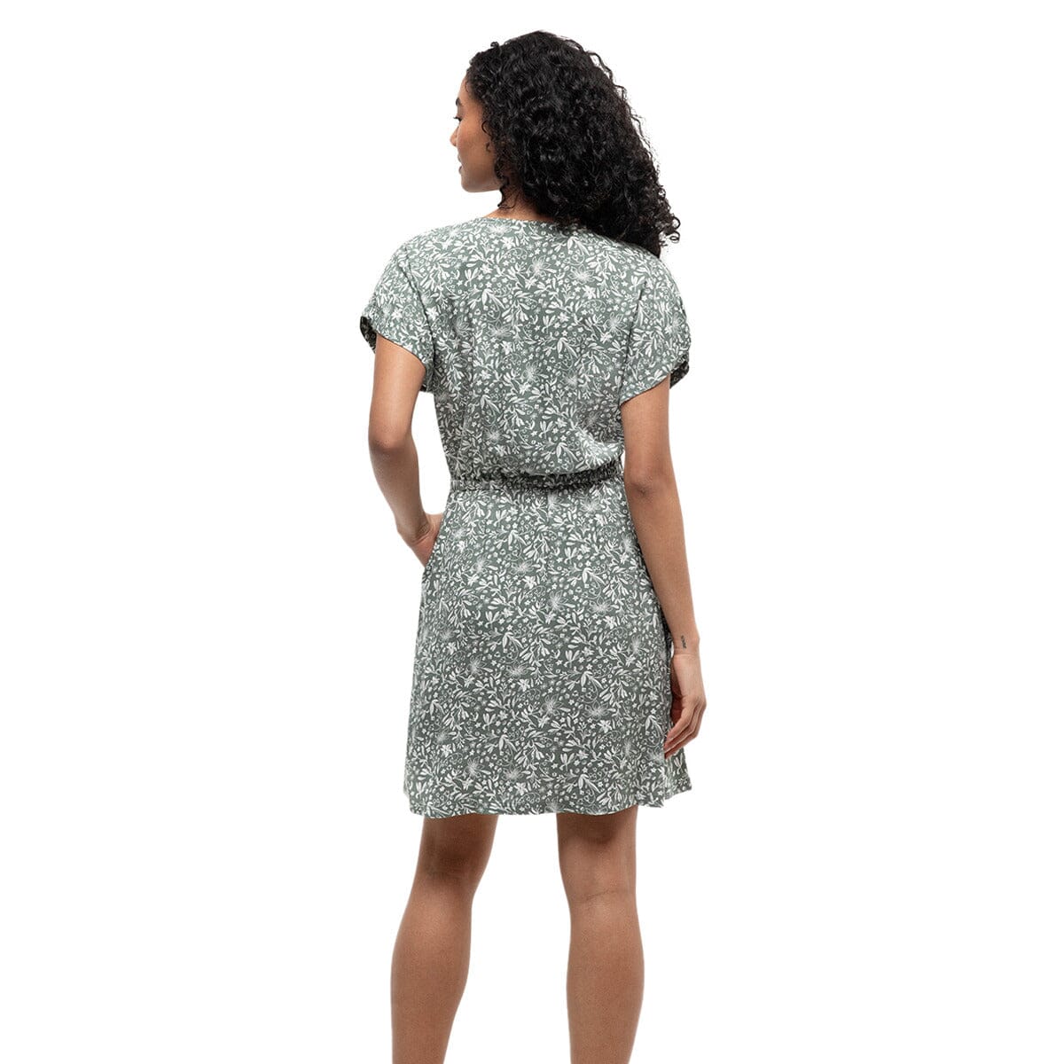 TENTREE Women's Kits Dress Agave Green/Field Flower Women's Dresses Tentree 