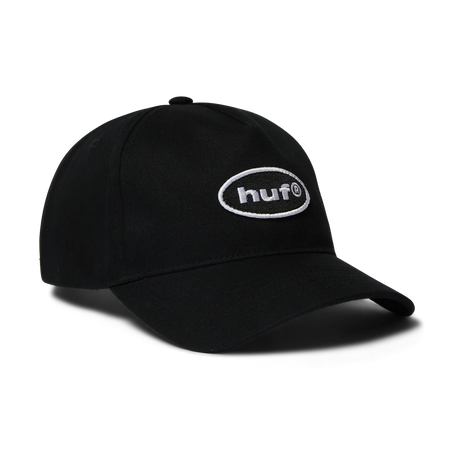 HUF 89' Oval 5 Panel Hat Black Men's Hats Huf 