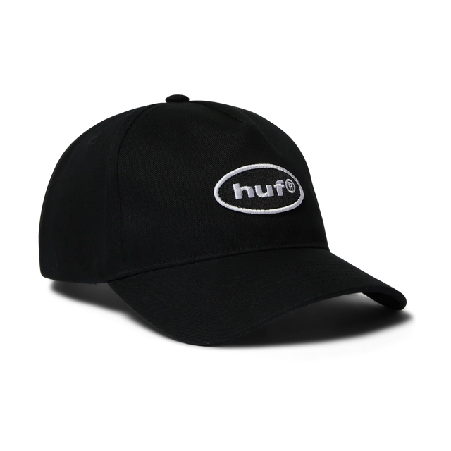 HUF 89' Oval 5 Panel Hat Black Men's Hats Huf 