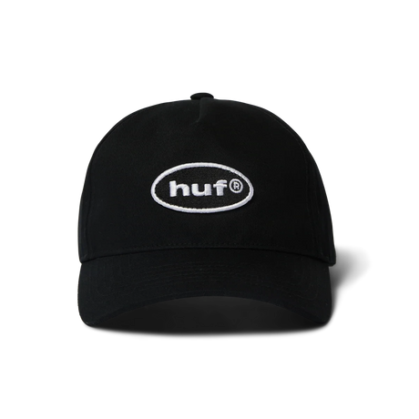 HUF 89' Oval 5 Panel Hat Black Men's Hats Huf 