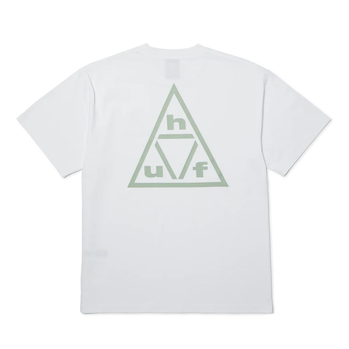 HUF Triple Triangle T-Shirt White/Gray Men's Short Sleeve T-Shirts Huf 