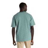 NB Numeric Thin Stripe T-Shirt New Spruce Men's Short Sleeve T-Shirts New Balance 