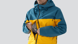 SKYLINE Fuse 3L Guide Snow Jacket Blue Steel/Mango 2027 Men's Snow Jackets Skyline 