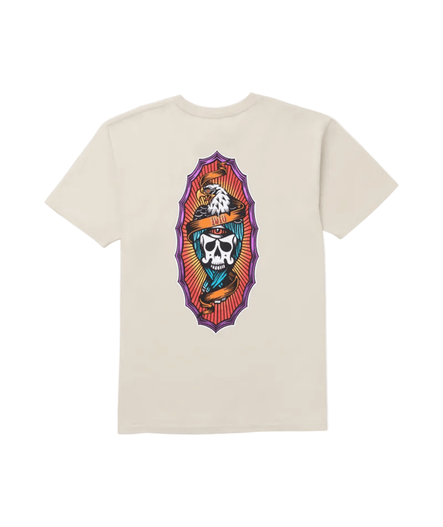 1910 Hawks On The Run T-Shirt Bone Men's Short Sleeve T-Shirts 1910 