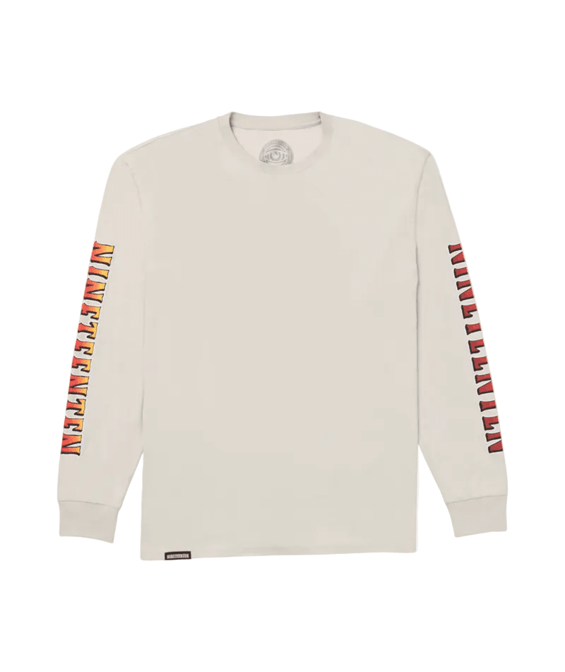 1910 Hawks On The Run Long Sleeve T-Shirt Bone Men's Long Sleeve T-Shirts 1910 