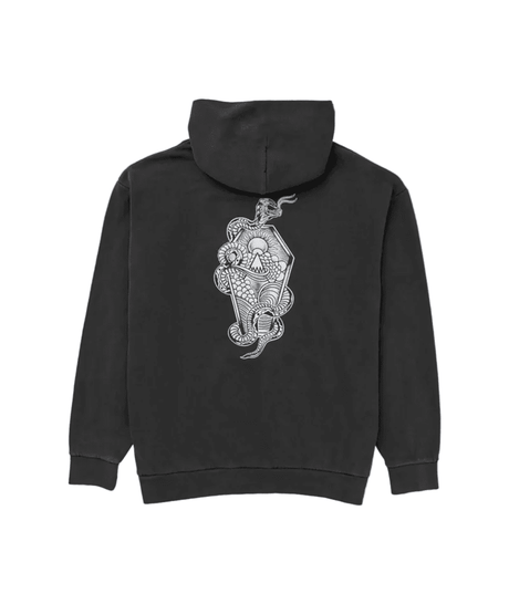 1910 Age Of Winters Pullover Hoodie Pigment Black Men's Pullover Hoodies 1910 