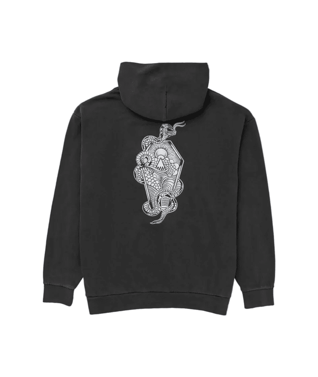 1910 Age Of Winters Pullover Hoodie Pigment Black Men's Pullover Hoodies 1910 