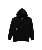 1910 The Holder Zig Zag Zip Hoodie Black Men's Zip Hoodies 1910 