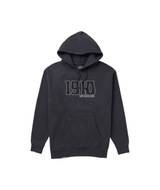 1910 Hero's III Pullover Hoodie Vintage Black Men's Pullover Hoodies 1910 