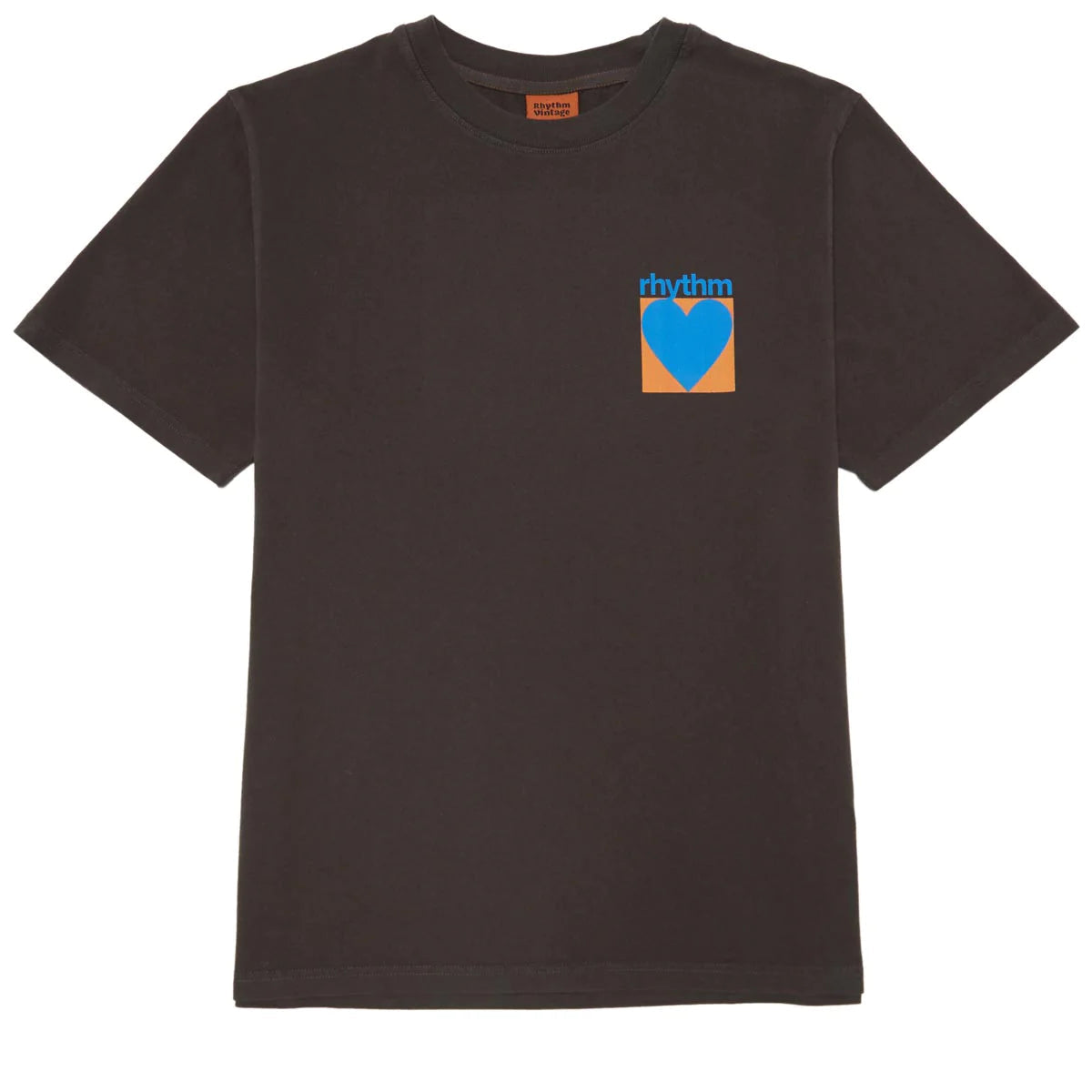 RHYTHM Factory Vintage T-Shirt Vintage Black Men's Short Sleeve T-Shirts Rhythm 