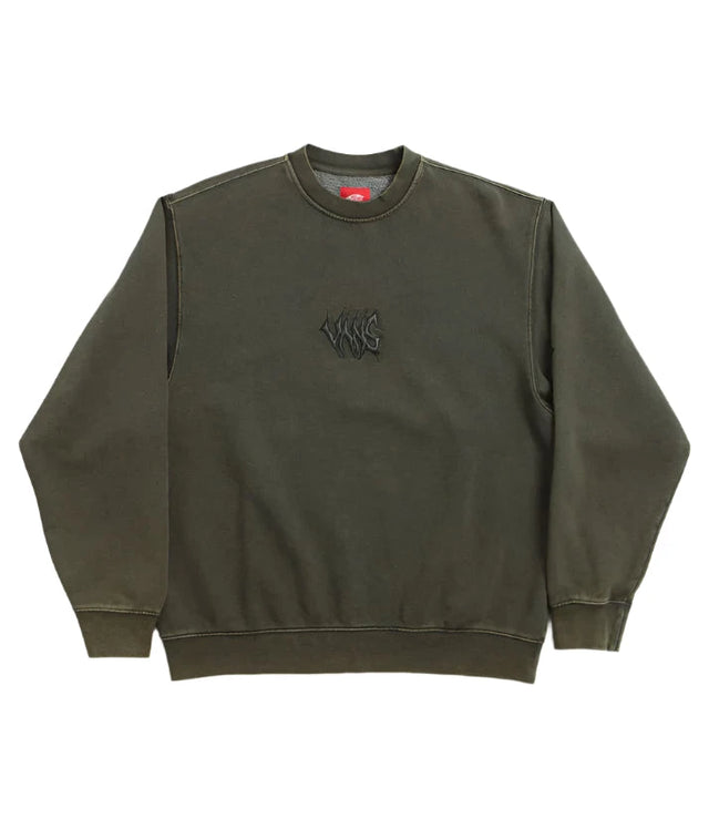 VANS Skate Metal Crewneck Sweater Grape Leaf Men's Crewnecks Vans 