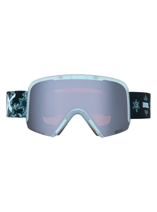 ANON Nesa S Snow Flurry - Perceive Sunny Onyx + Perceive Cloudy Burst + MFI Face Mask Snow Goggle Snow Goggles Anon 