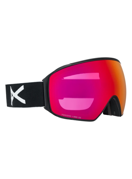 ANON M4 Toric Black - Perceive Sunny Red + Perceive Cloudy Burst + MFI Face Mask Snow Goggle Snow Goggles Anon 