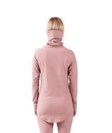 EIVY Women's Icecold Gaiter Rib Base Layer Top Faded Woodrose Women's Base Layers Eivy 